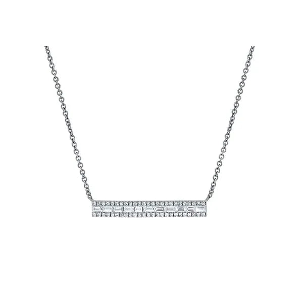 Shy Creation Open Link (18”, adjustable) in 14K White Gold.