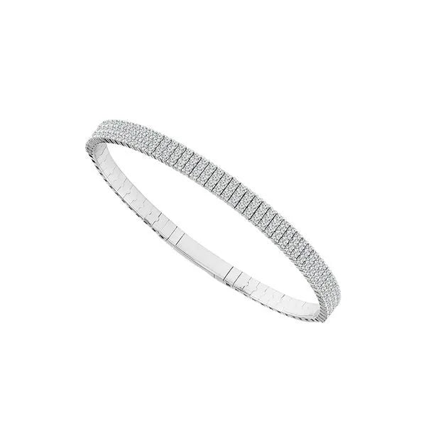 MRJ Bracelet in 14K White Gold featuring Diamonds.