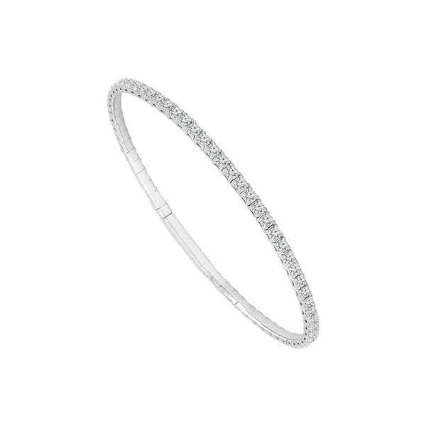 MRJ Bracelet in 14K White Gold featuring Diamonds.