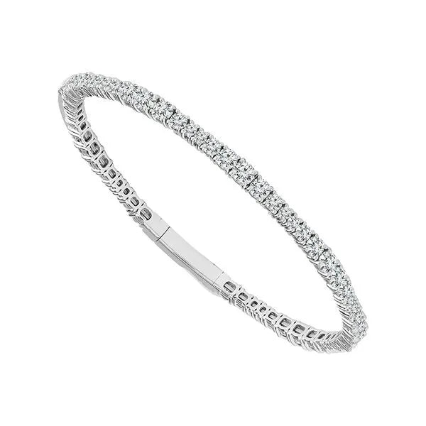 MRJ Bracelet in 14K White Gold featuring Diamonds.