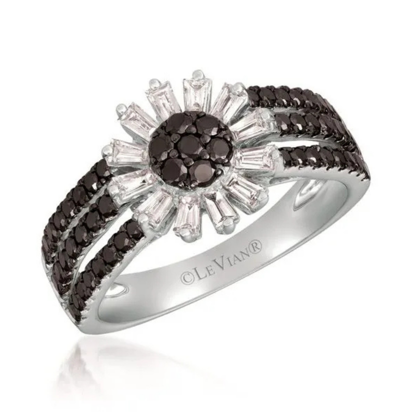 Le Vian 14K Vanilla Gold Exotics Blackberry & Vanilla Diamond Ring 0.625ct