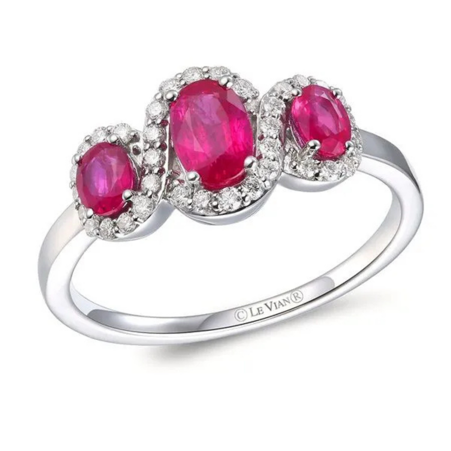 Le Vian 14K Vanilla Gold Passion Ruby and Vanilla Diamond Ring 1.07ct