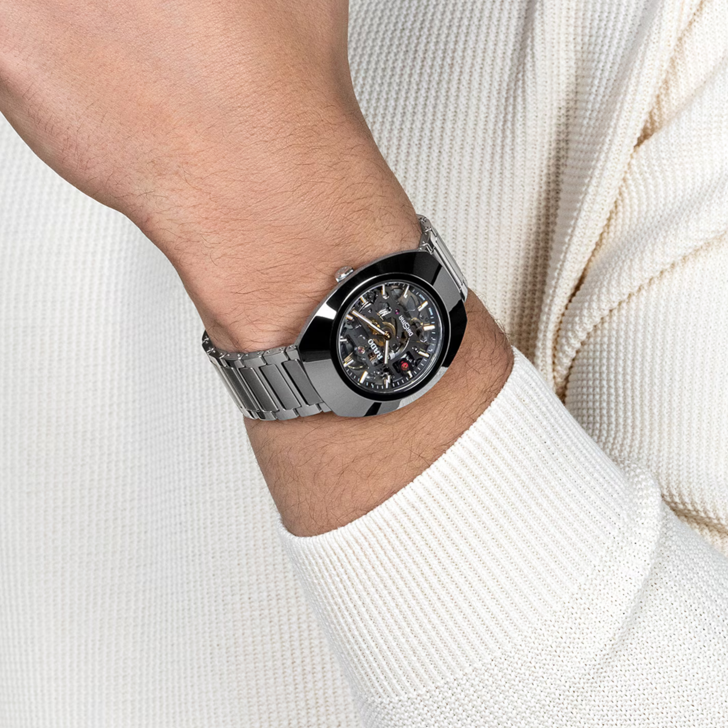 Rado DiaStar Original Skeleton Stainless Steel Automatic Watch 38 mm