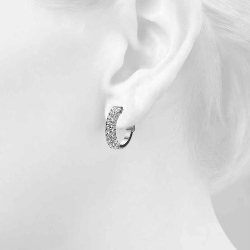 Double Row Vault Lock Hoops - View 5