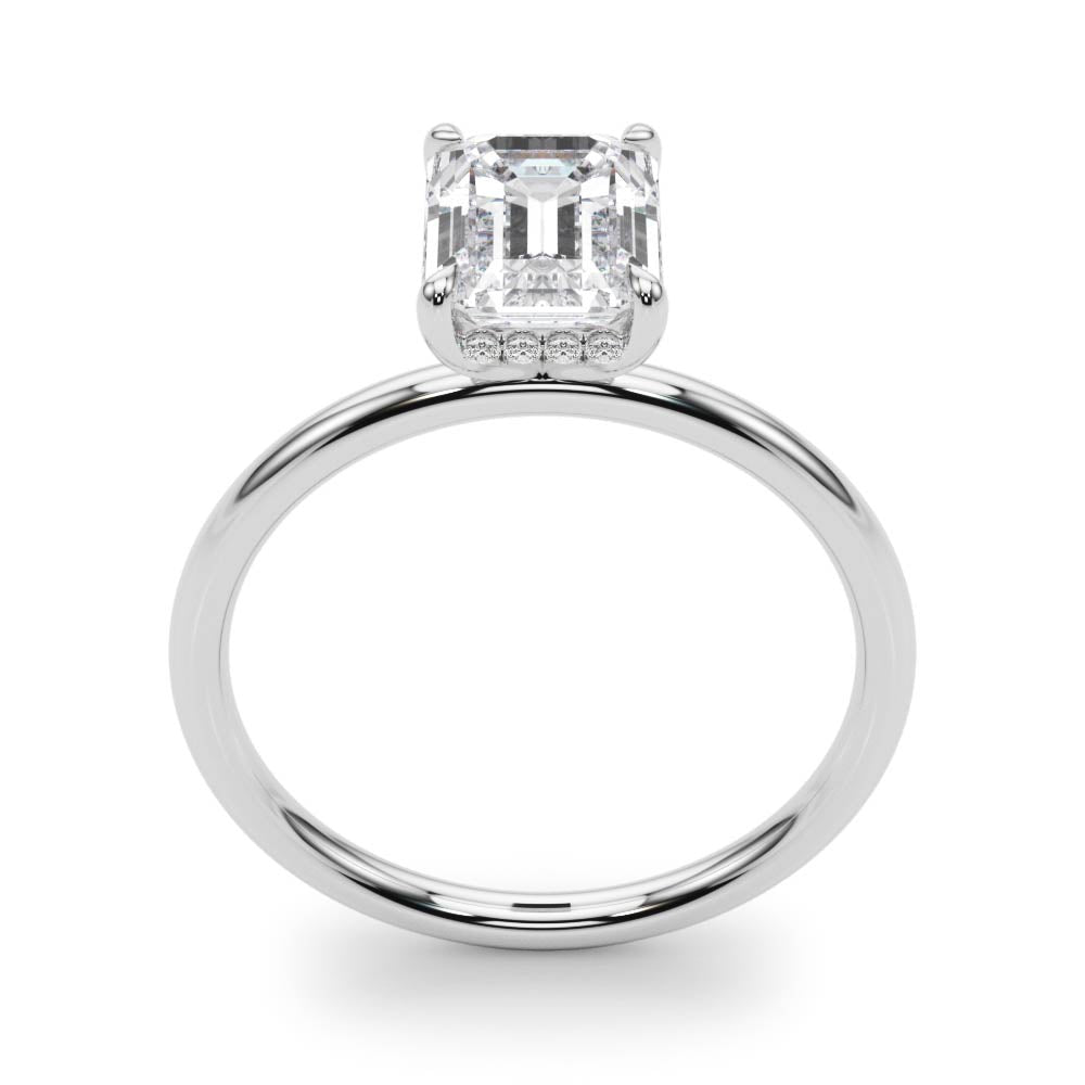 Engagement Ring Emerald Cut Center - View 5
