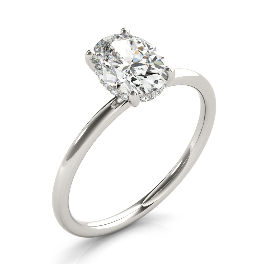 Engagement Ring Oval Cut Center - View 2