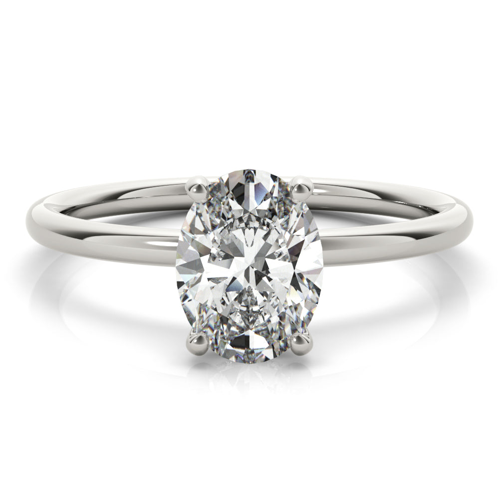 Engagement Ring Oval Cut Center - View 3