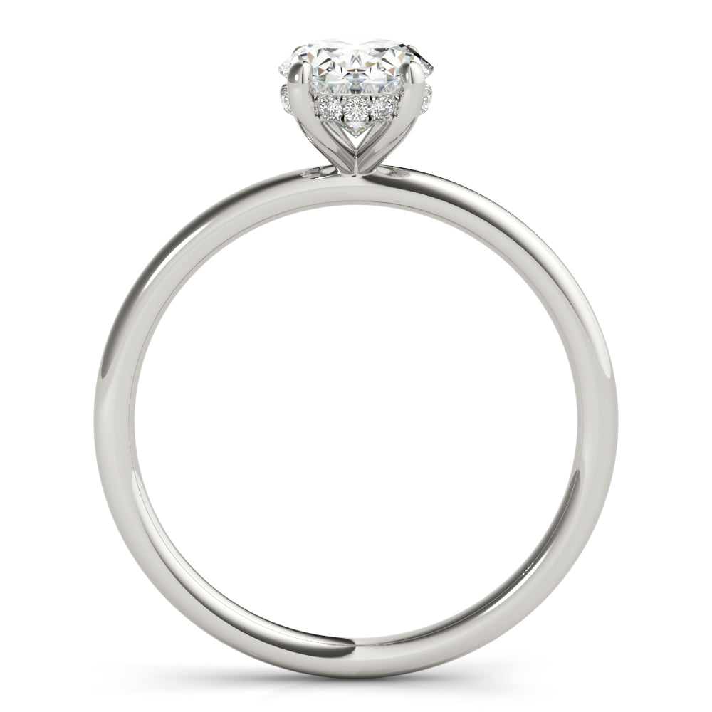 Engagement Ring Oval Cut Center - View 4
