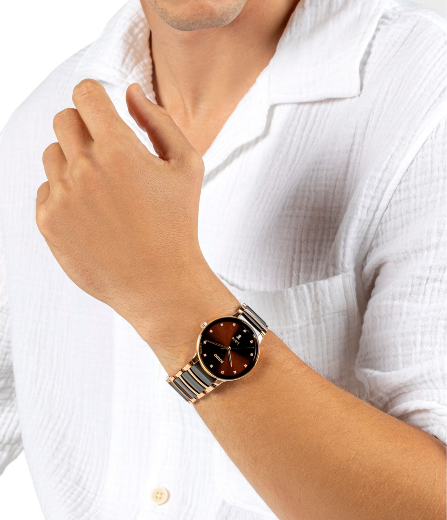 Rado Centrix Automatic Diamond Stainless Steel Men’s Watch 39.5mm