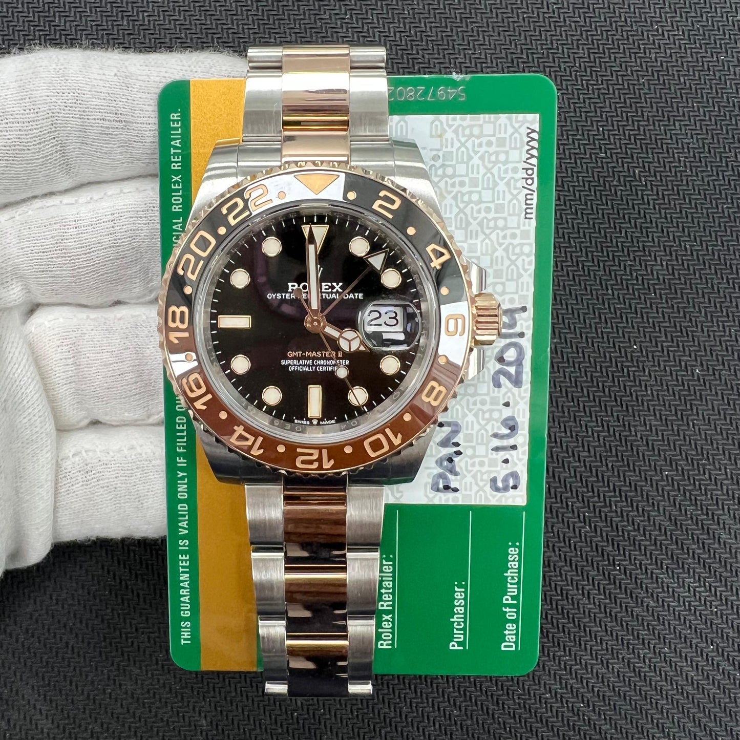 Pre-Owned Rolex GMT MASTER II 126711CHNR