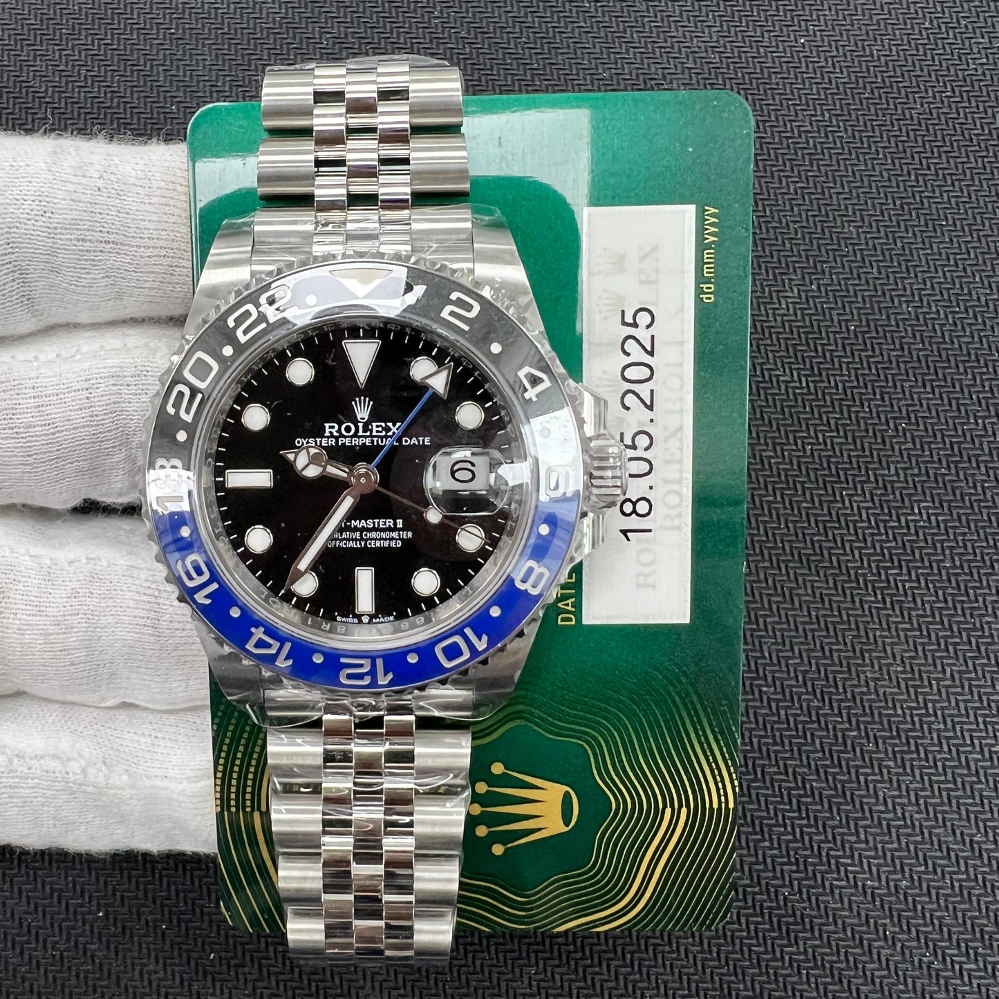 Pre-Owned Rolex GMT MASTER II 126710BLNR