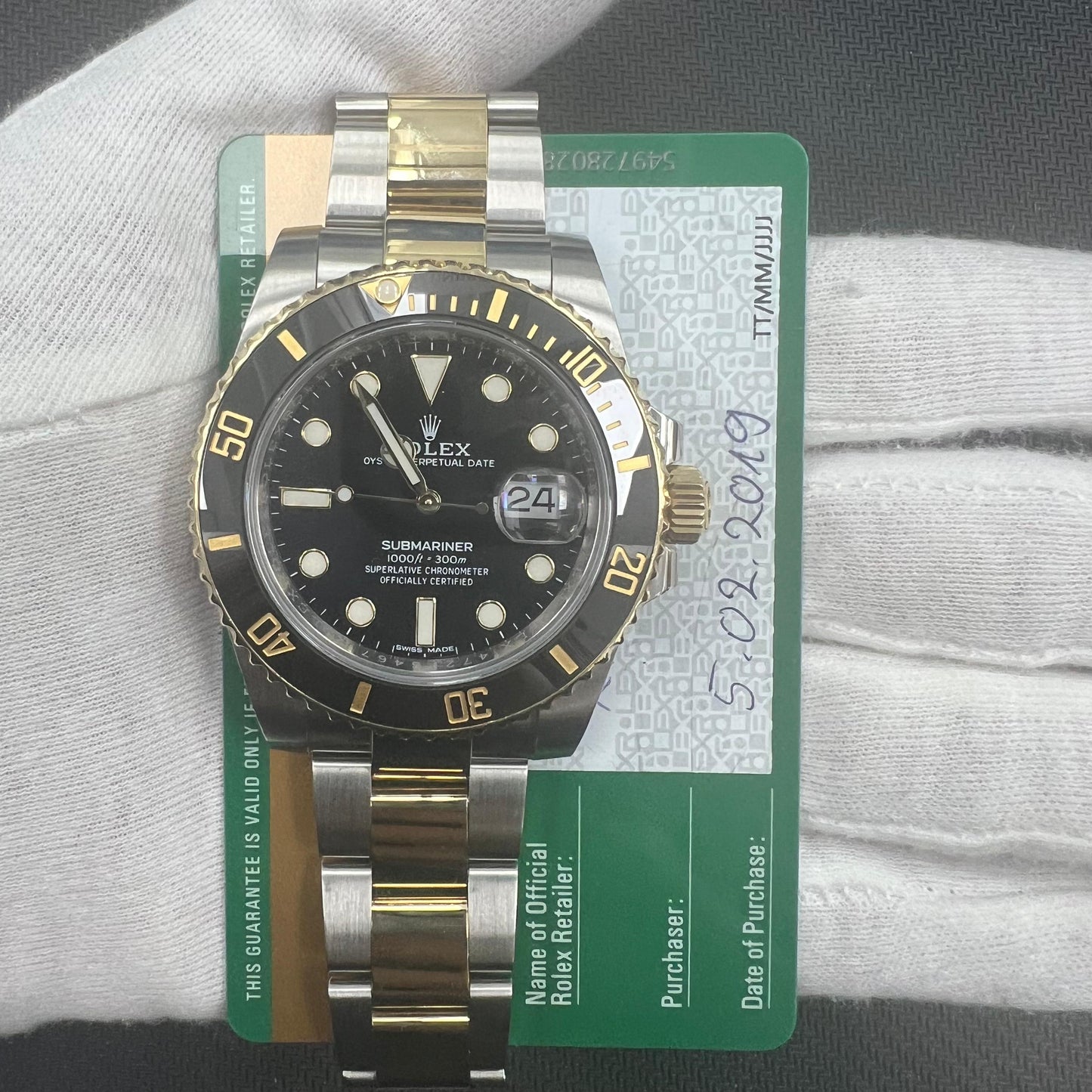 Pre-Owned Rolex SUBMARINER DATE 116613LN