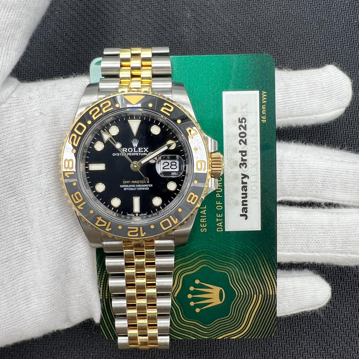 Pre-Owned Rolex GMT MASTER II 126713GRNR