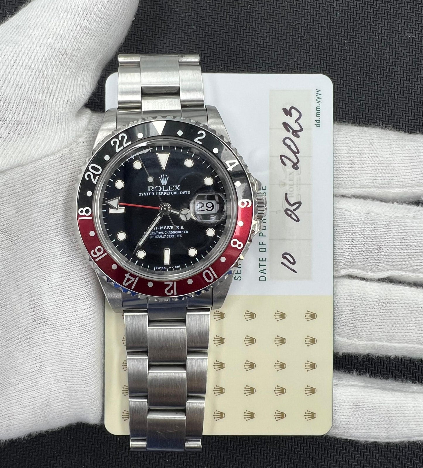 Pre-Owned Rolex GMT MASTER II 16710