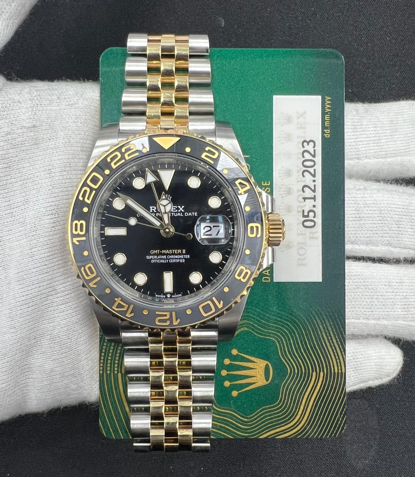 Pre-Owned Rolex GMT MASTER II 126713GRNR