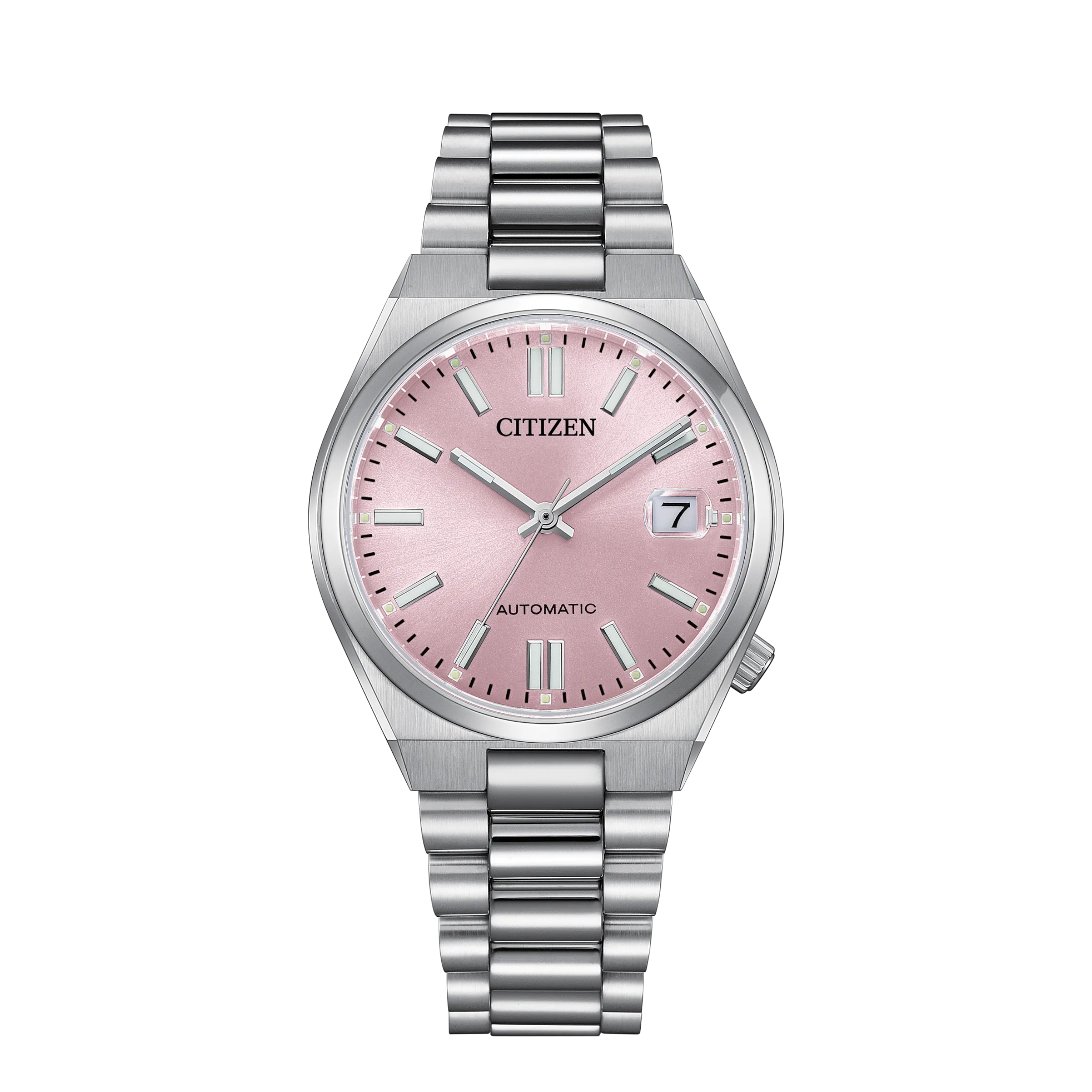 usakoさま Citizen Tsuyosa Automatic 37mm Pink Dial Stainless Steel Bracelet