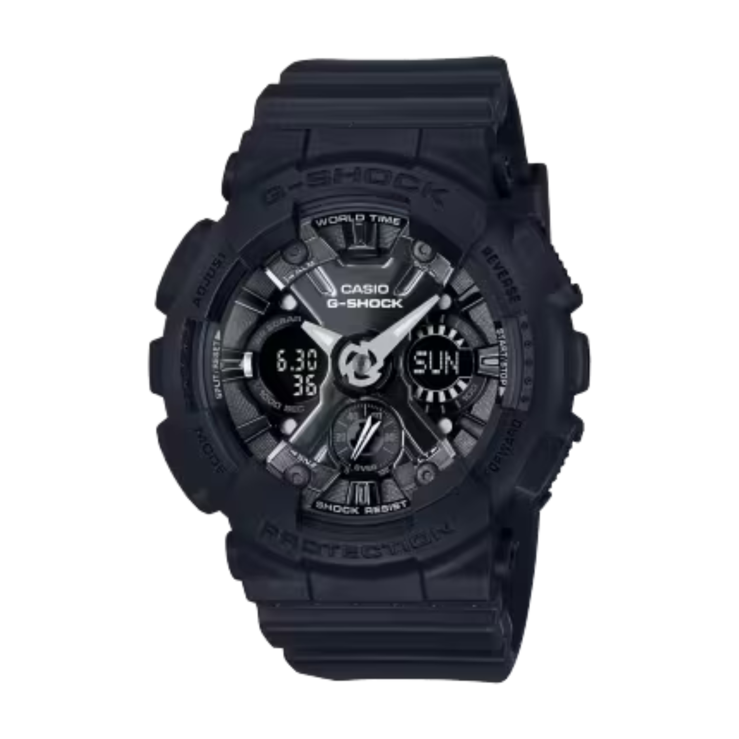 G-SHOCK GA-120 Series Black Women Watch 49mm
