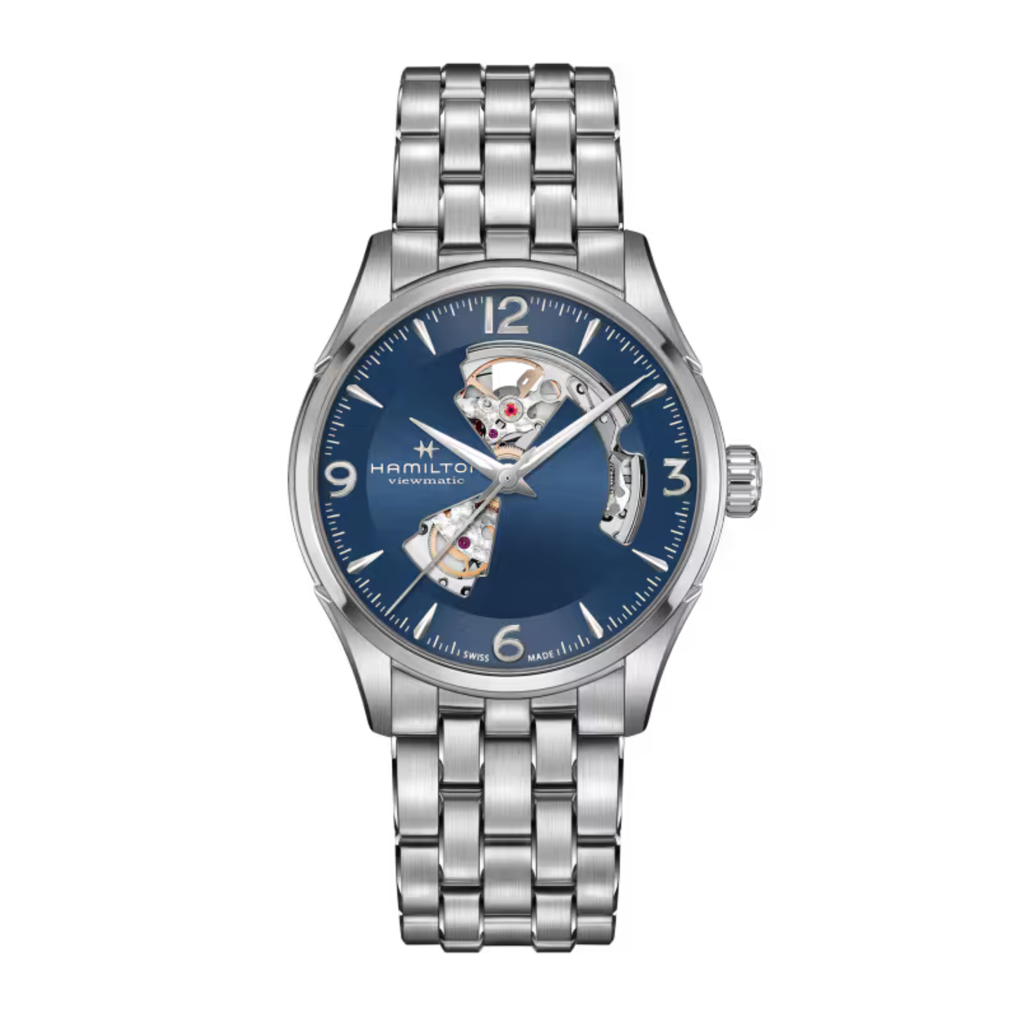 Hamilton Jazzmaster Open Heart Blue Dial Automatic Watch 42mm