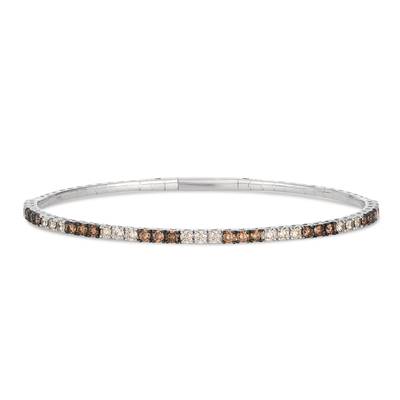 LeVian 14K vanilla gold bangle chocolate diamond nude diamond KOAV 24