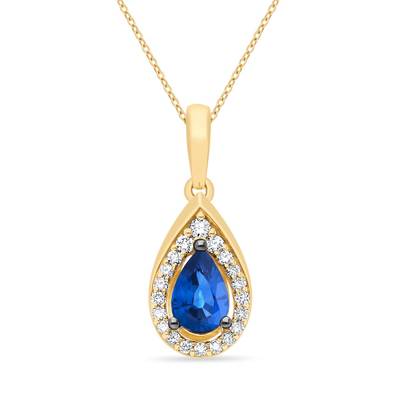 Le Vian 14K Honey Gold Blueberry Sapphire & Nude Diamonds Pendant LAFY1P