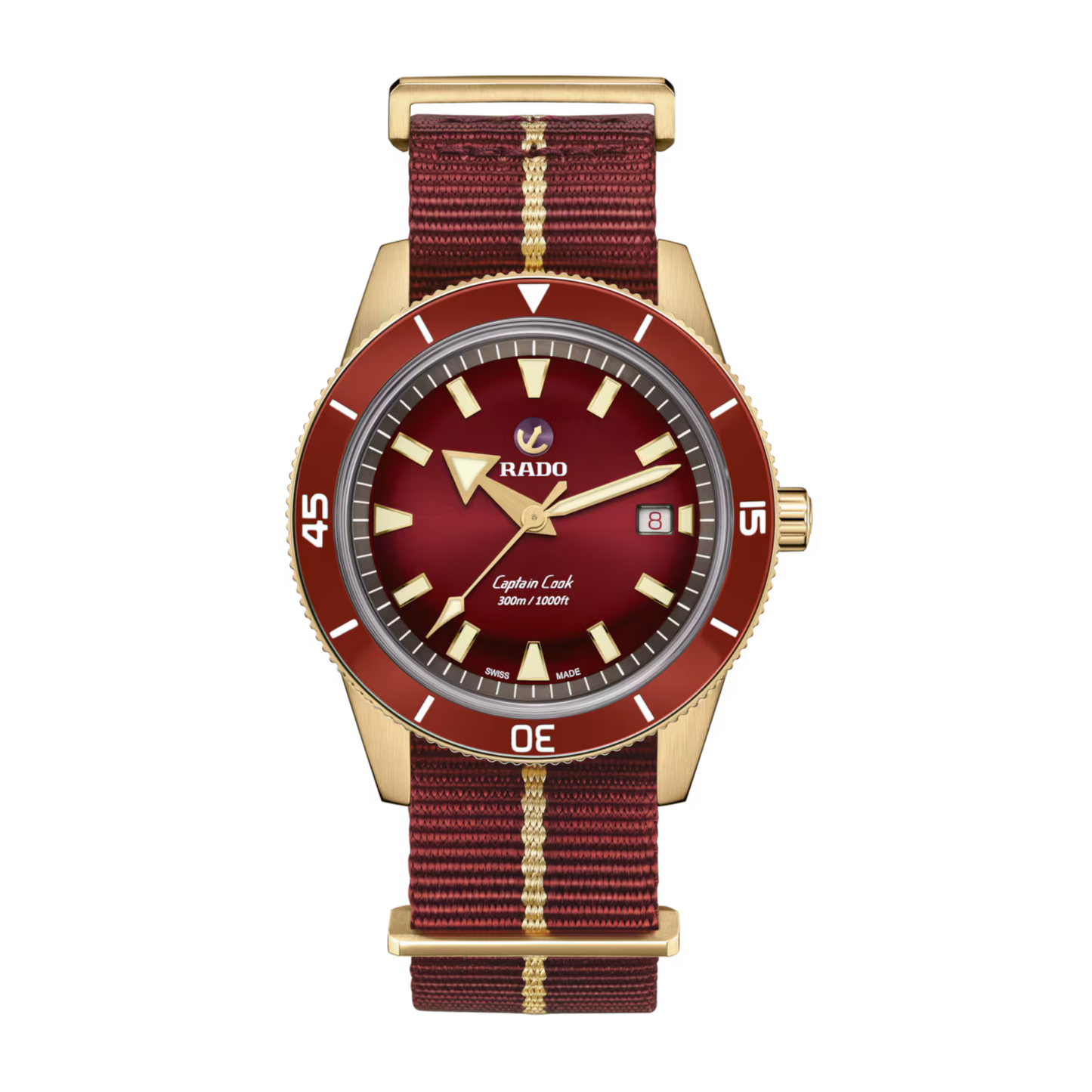Rado Captain Cook Red Bronze Ceramic Automatic Watch 42 mm