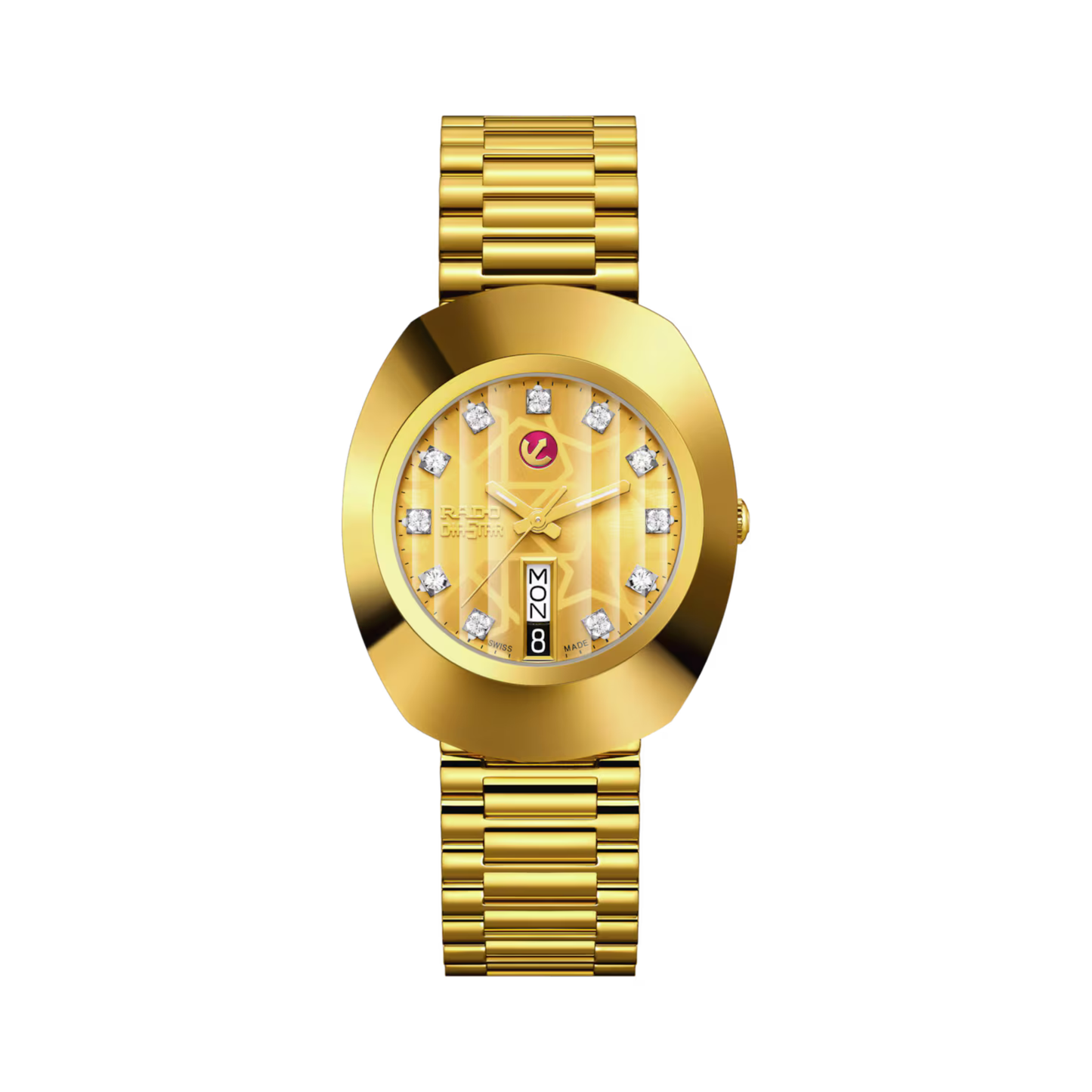 Rado DiaStar Original Gold Stainless Steel Automatic Watch 35 mm