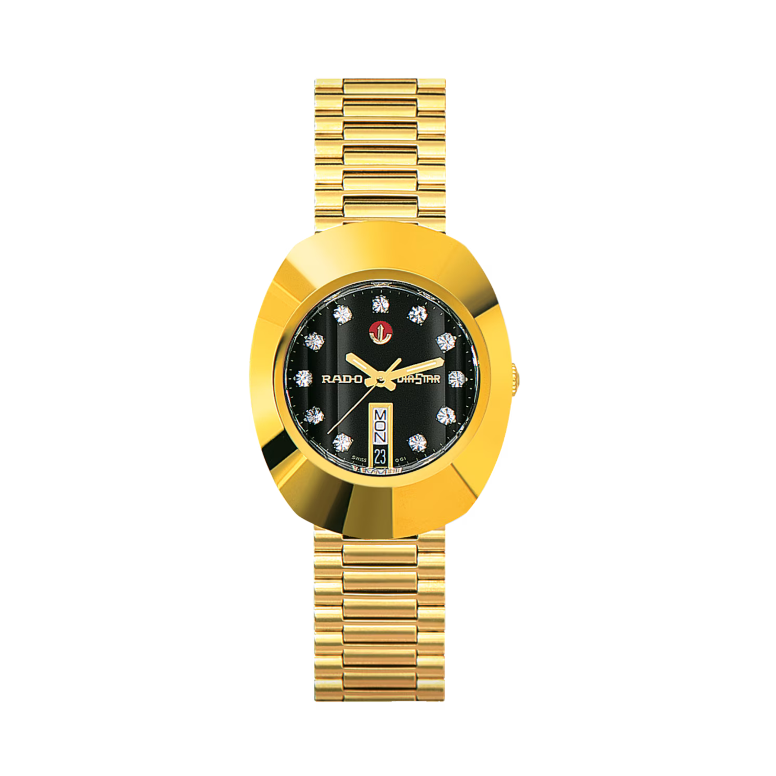 Rado DiaStar Original 35mm Black Dial Stainless Steel Automatic