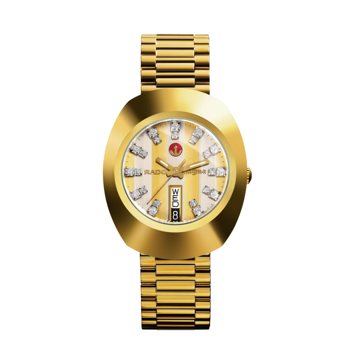 Rado DiaStar Original Gold Stainless Steel Automatic Watch 35 mm