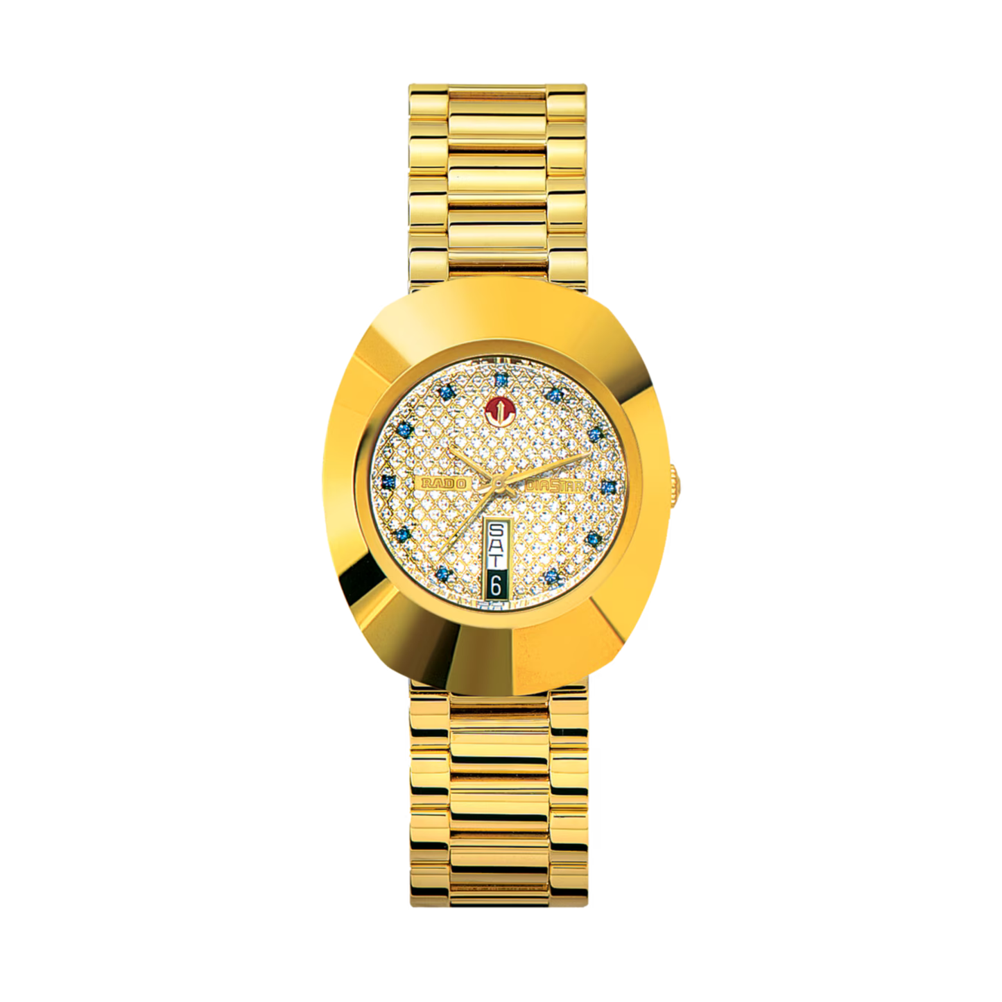 Rado DiaStar Original Gold Stainless Steel Watch 35 mm