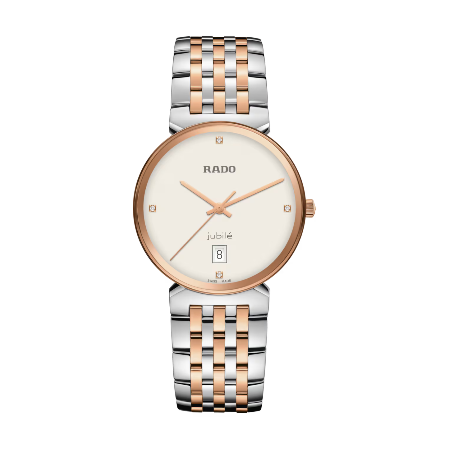 Rado Florence Classic White Two-Tone Stainless Steel Watch 30 mm