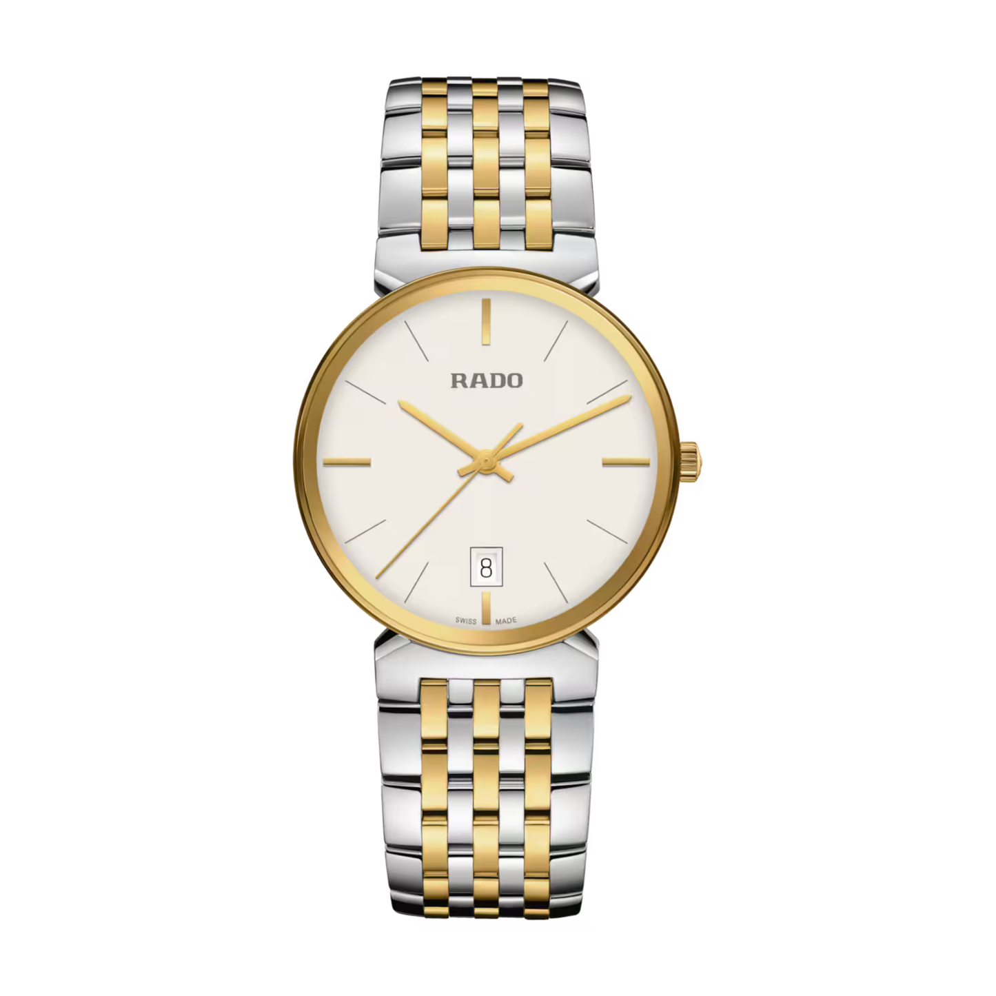 Rado Florence Classic White Two-Tone Stainless Steel Watch 38 mm