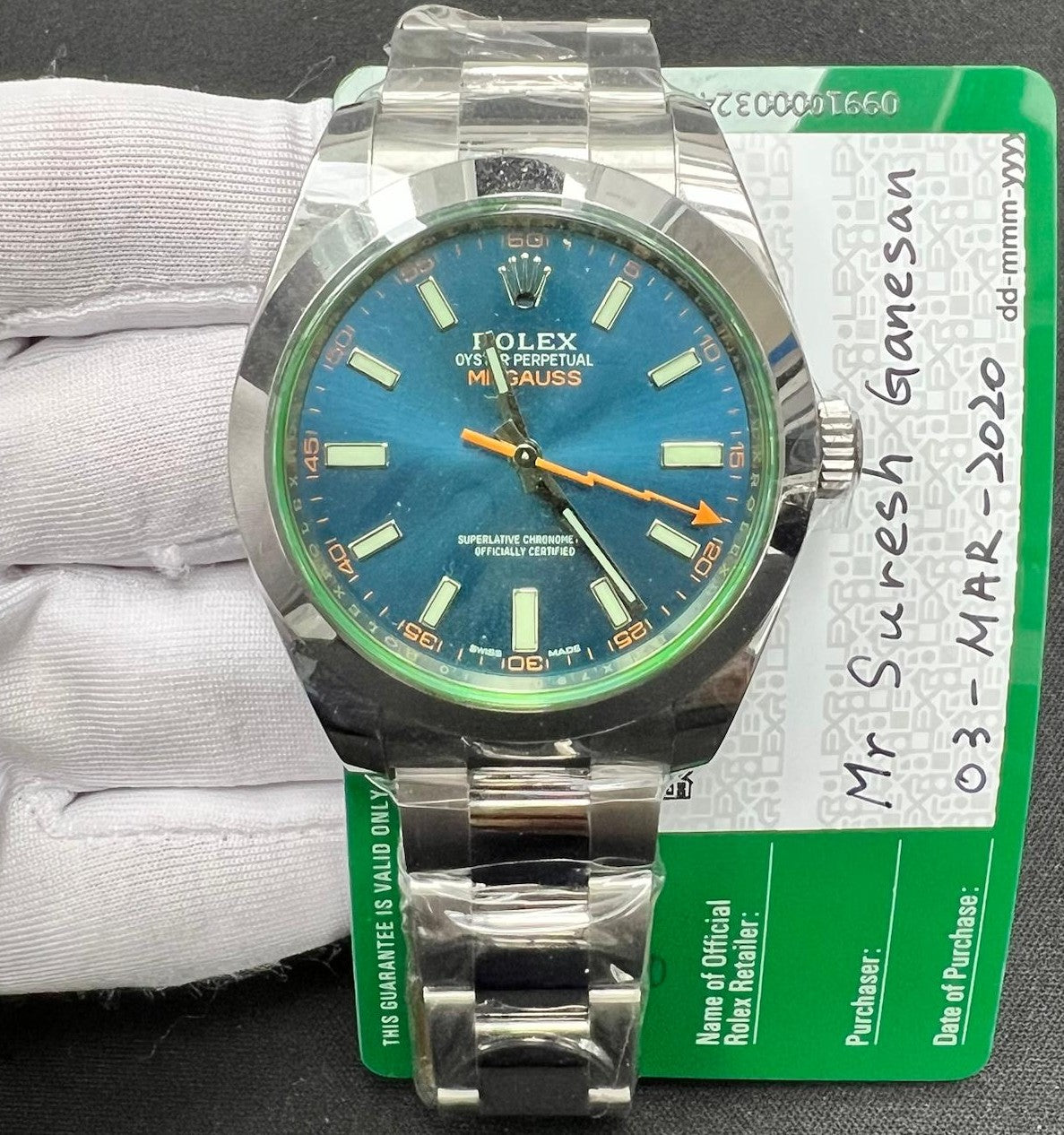 Pre-Owned Rolex MILGAUSS 116400GV