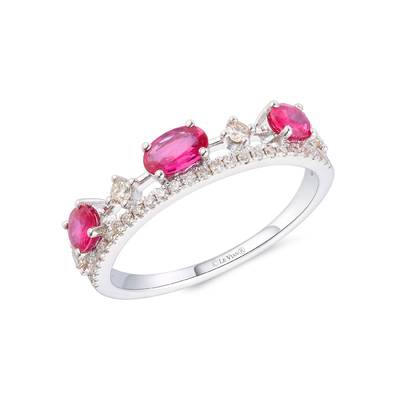 Le Vian 14K Vanilla Gold Passion Ruby & Vanilla Diamonds Ring TTLJ10