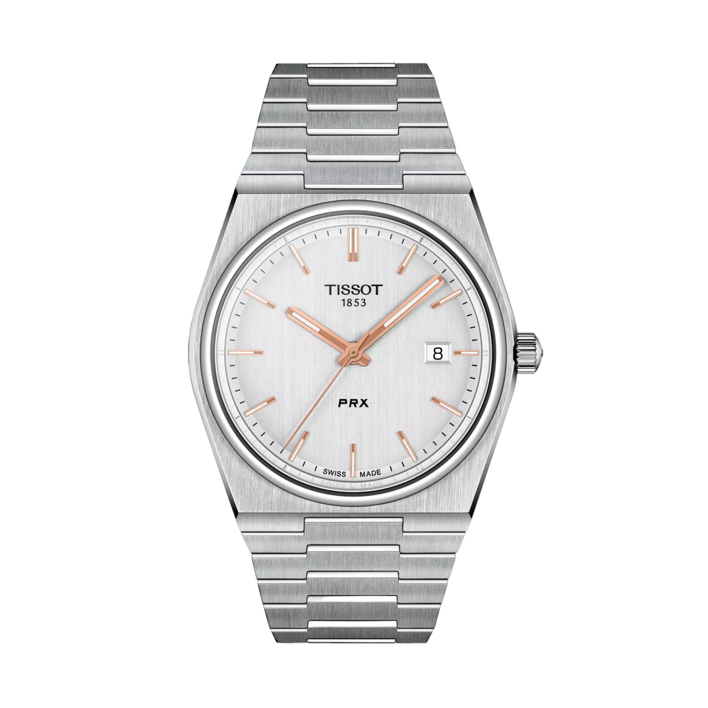 Tissot PRX Grey Sapphire Crystal Silver Dial 40mm