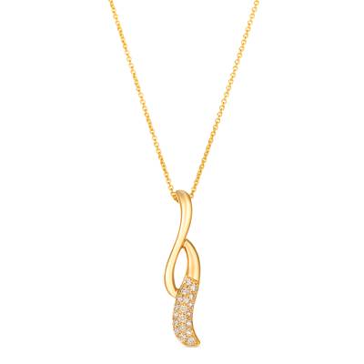 Le Vian 14k Honey Gold Chocolate Diamond Pendant WKCG 6