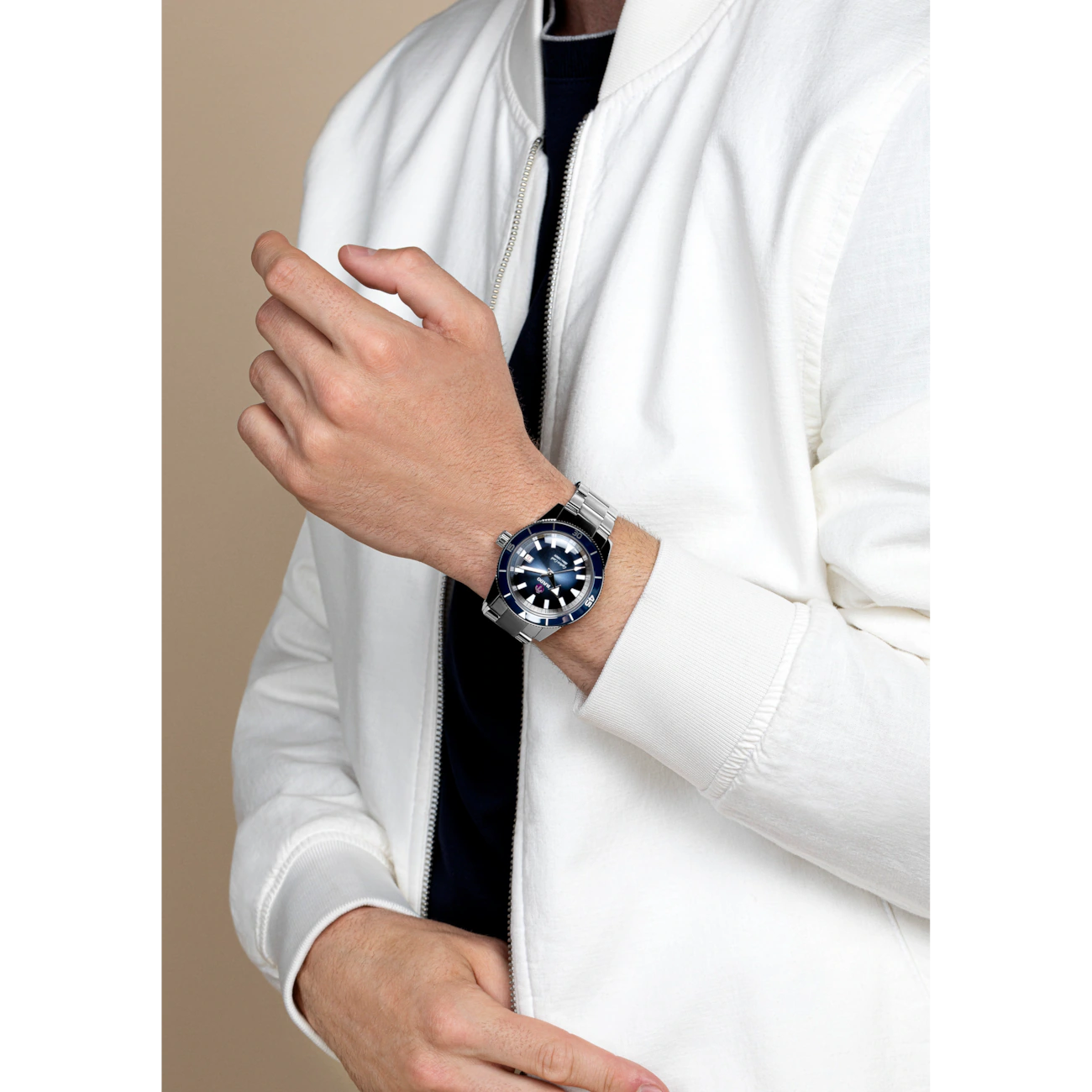 Rado Captain Cook Blue Stainless Steel Ceramic Automatic Watch 42 mm