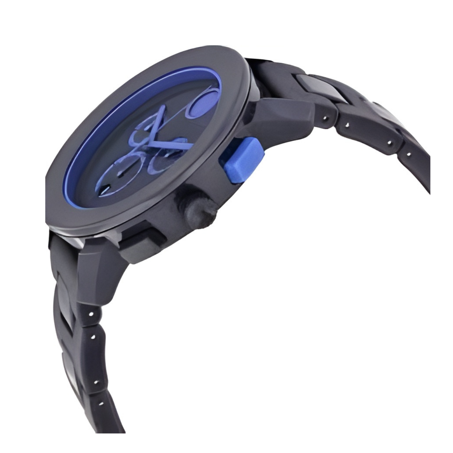 Movado Bold Chronograph Navy Blue Dial Stainless Steel Watch 44 mm