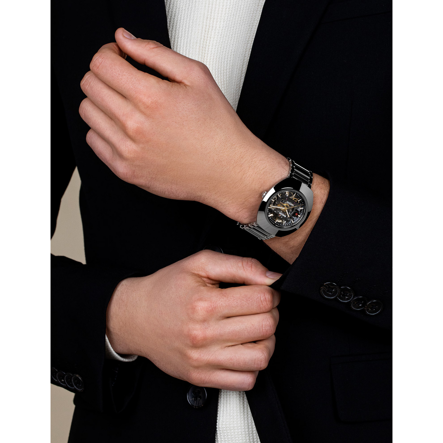 Rado DiaStar Original Skeleton Stainless Steel Automatic Watch 38 mm