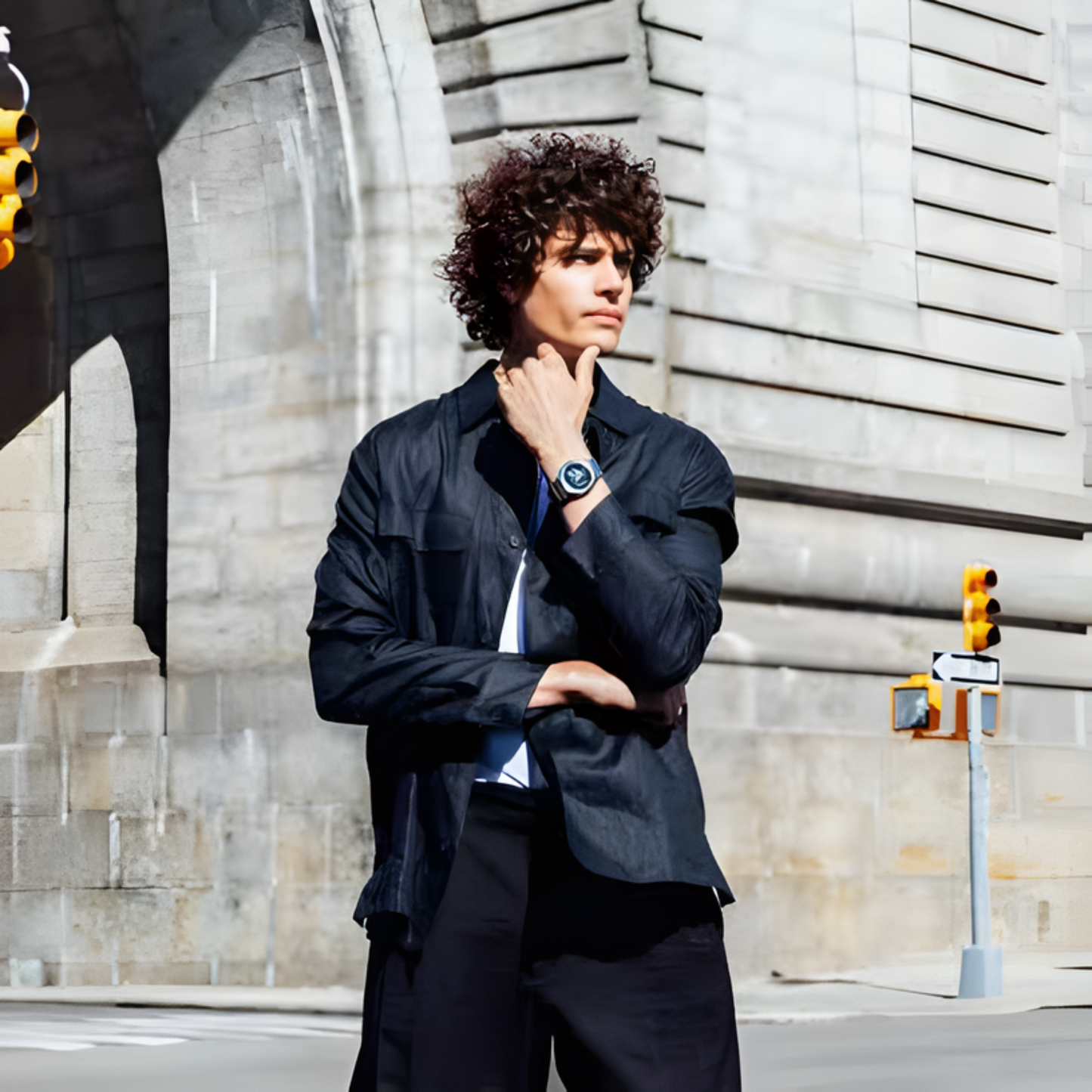 G-SHOCK 2100 Series Stainless Steel Blue Dial Watch 49.3 mm