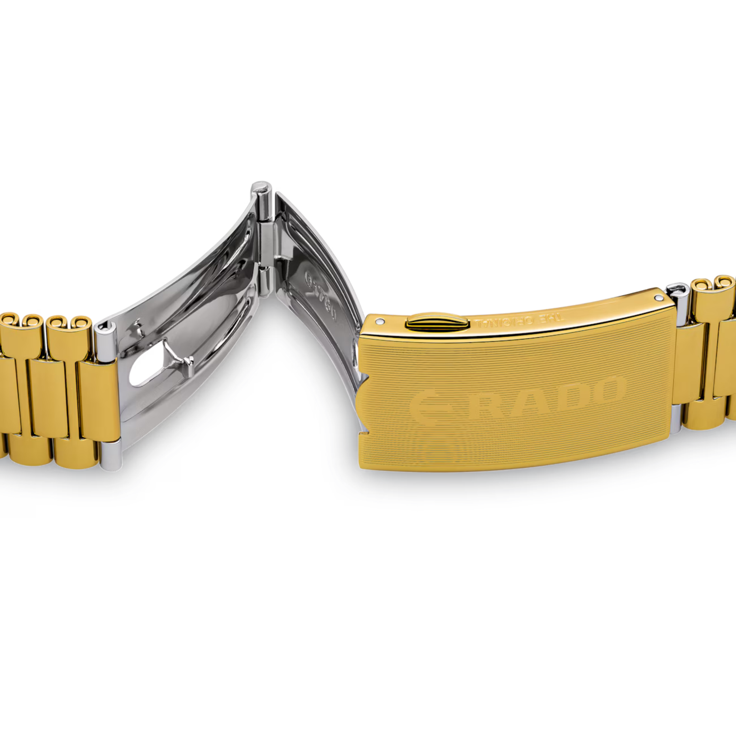 Rado DiaStar Original Gold Stainless Steel Blue Dial Automatic Watch 35 mm