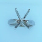 Lady's Two Tone Polished 14 Karat Engagement Ring Size 7 0.41tw Round Diamonds Serial: S910948