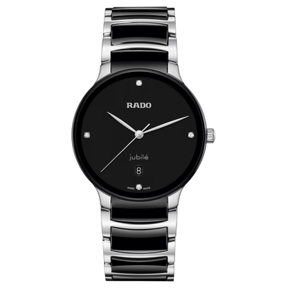 Rado Centrix Automatic 39.5mm Black Dial Two-Tone Stainless Steel Men’s Watch