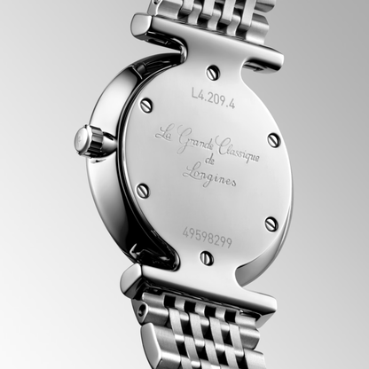 Longines La Grande Classique White Mother-of-Pearl Dial Stainless Steel Watch 24 mm