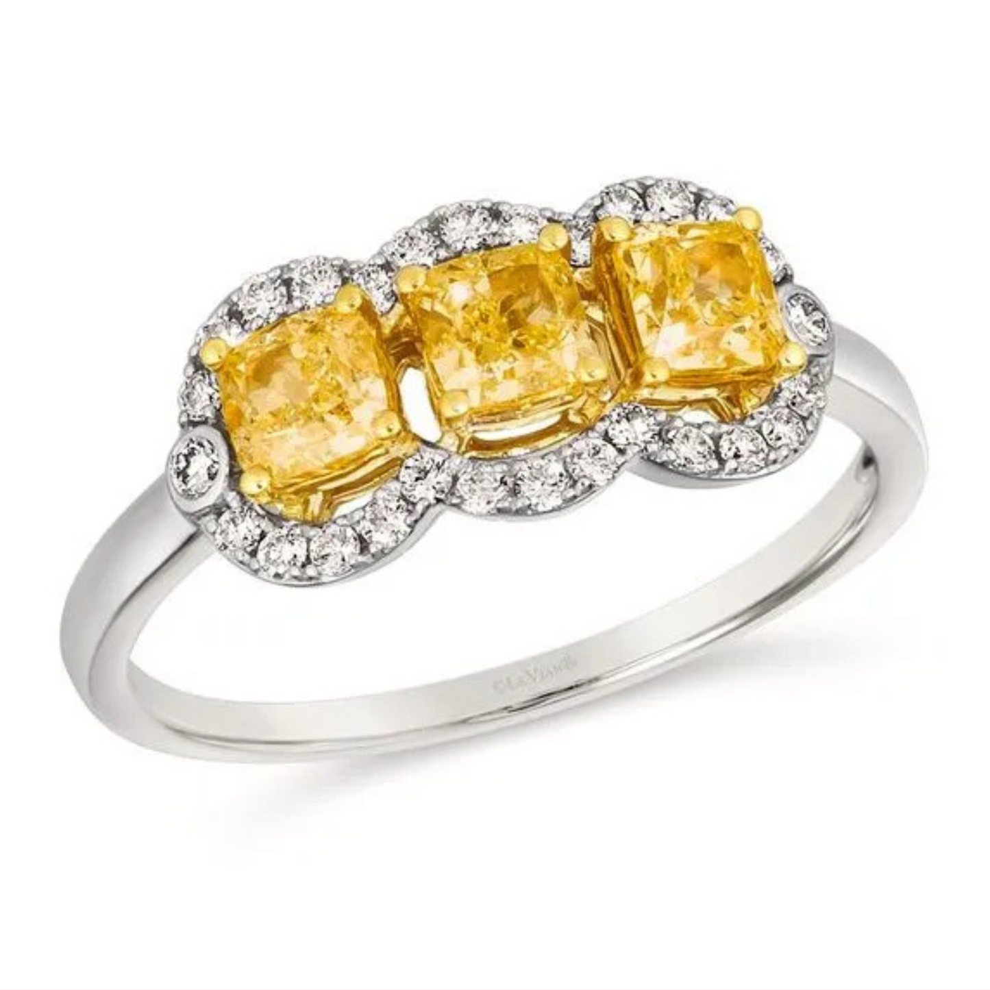 Le Vian Couture Fancy Yellow & Vanilla Diamond Ring 0.875ct