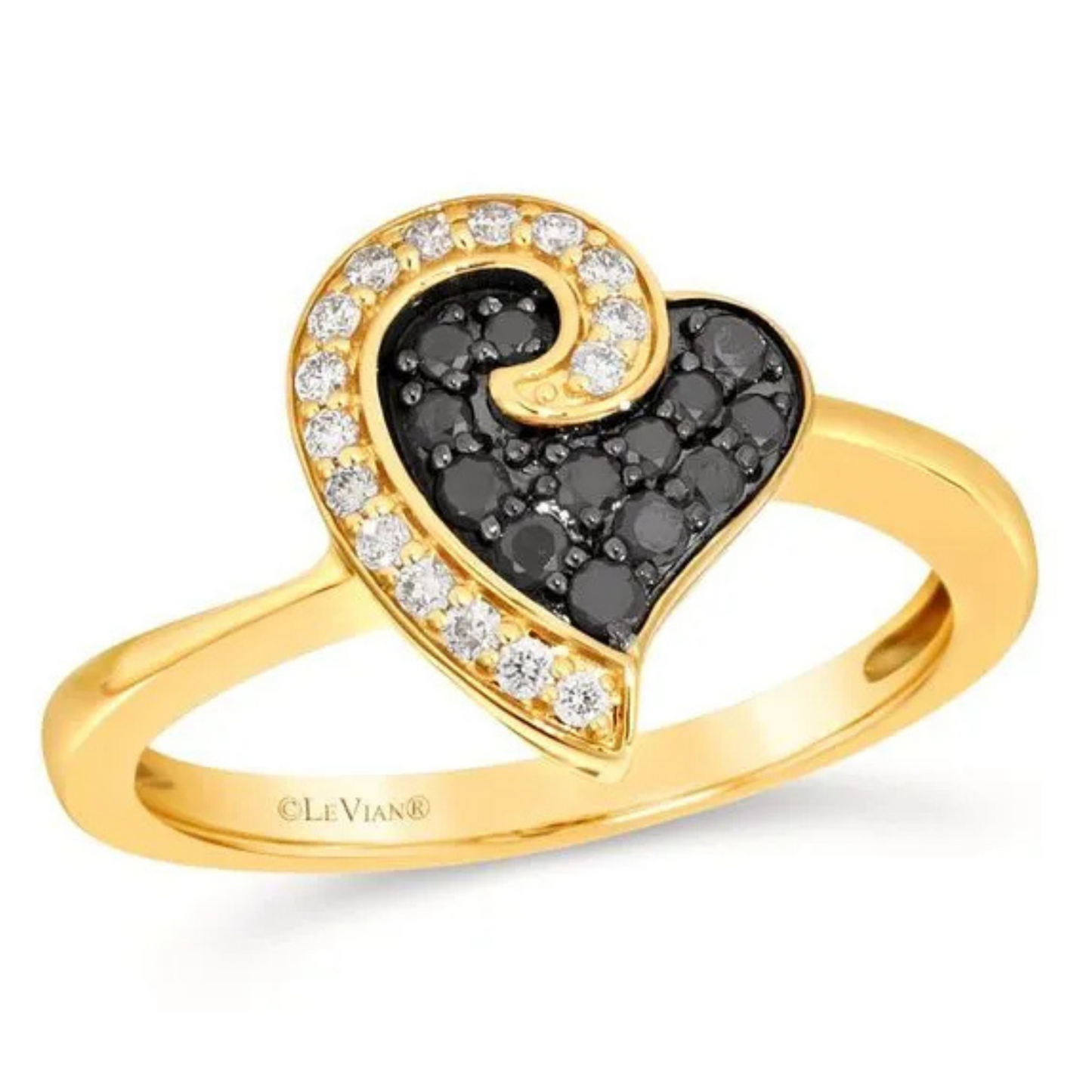 Le Vian 14K Honey Gold Blackberry & Vanilla Diamonds Ring 0.167ct
