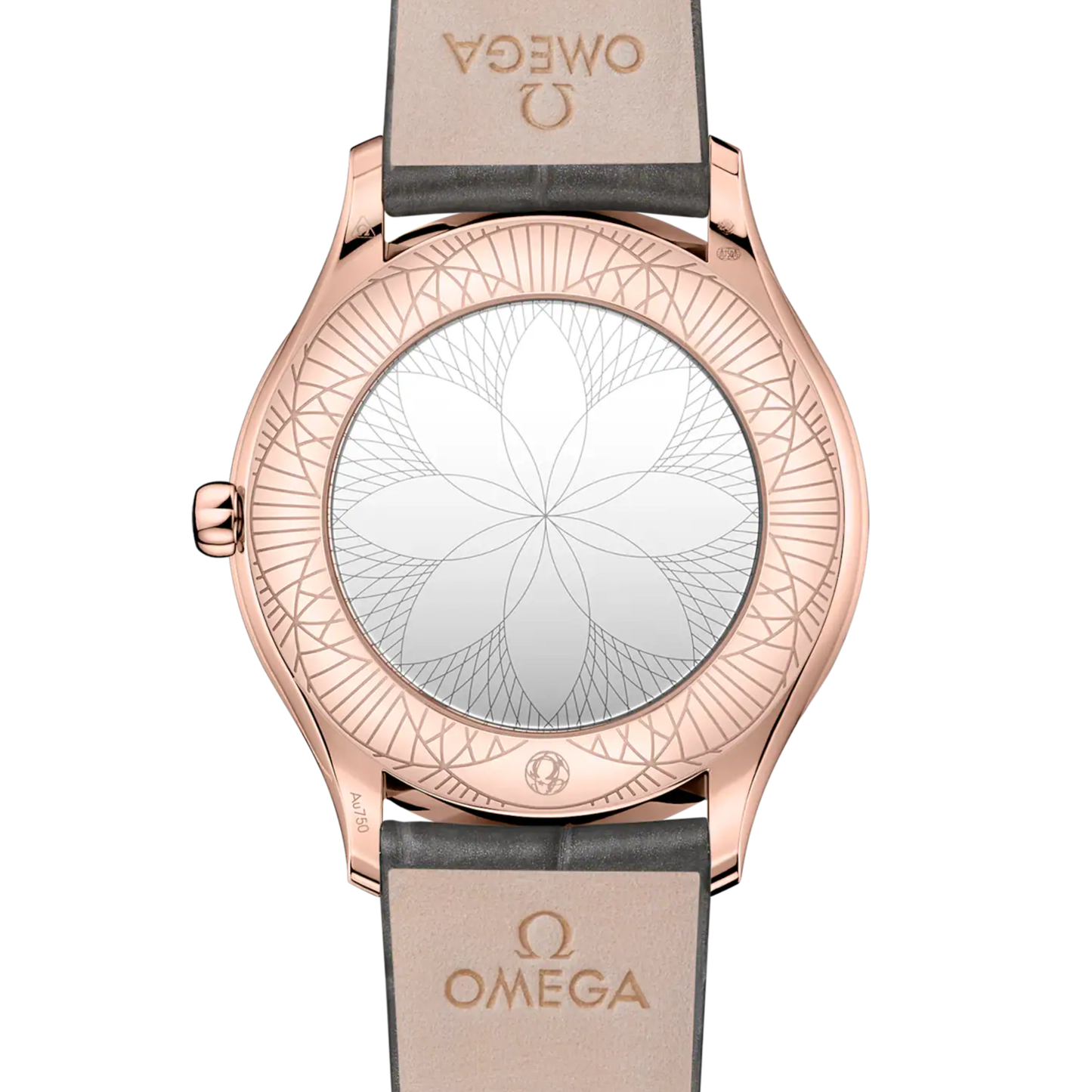 Omega De Ville Trésor Sedna Rose Gold Silver Dial Watch 36 mm