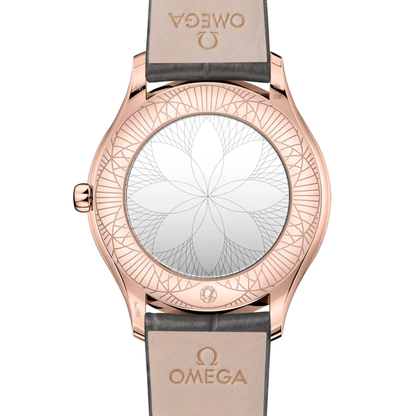 Omega De Ville Trésor Sedna Rose Gold Silver Dial Watch 36 mm