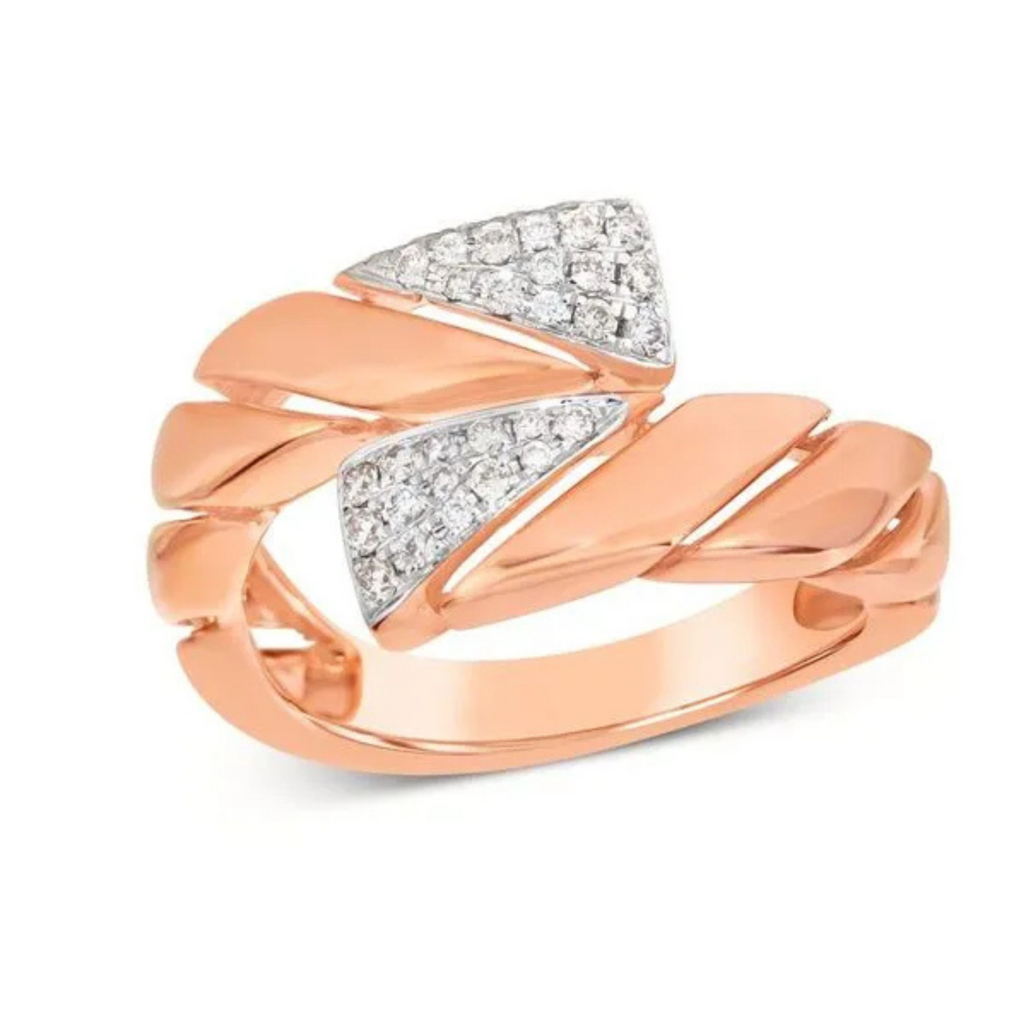 Le Vian 14K Strawberry Gold Vanilla Diamonds Ring 0.25ct