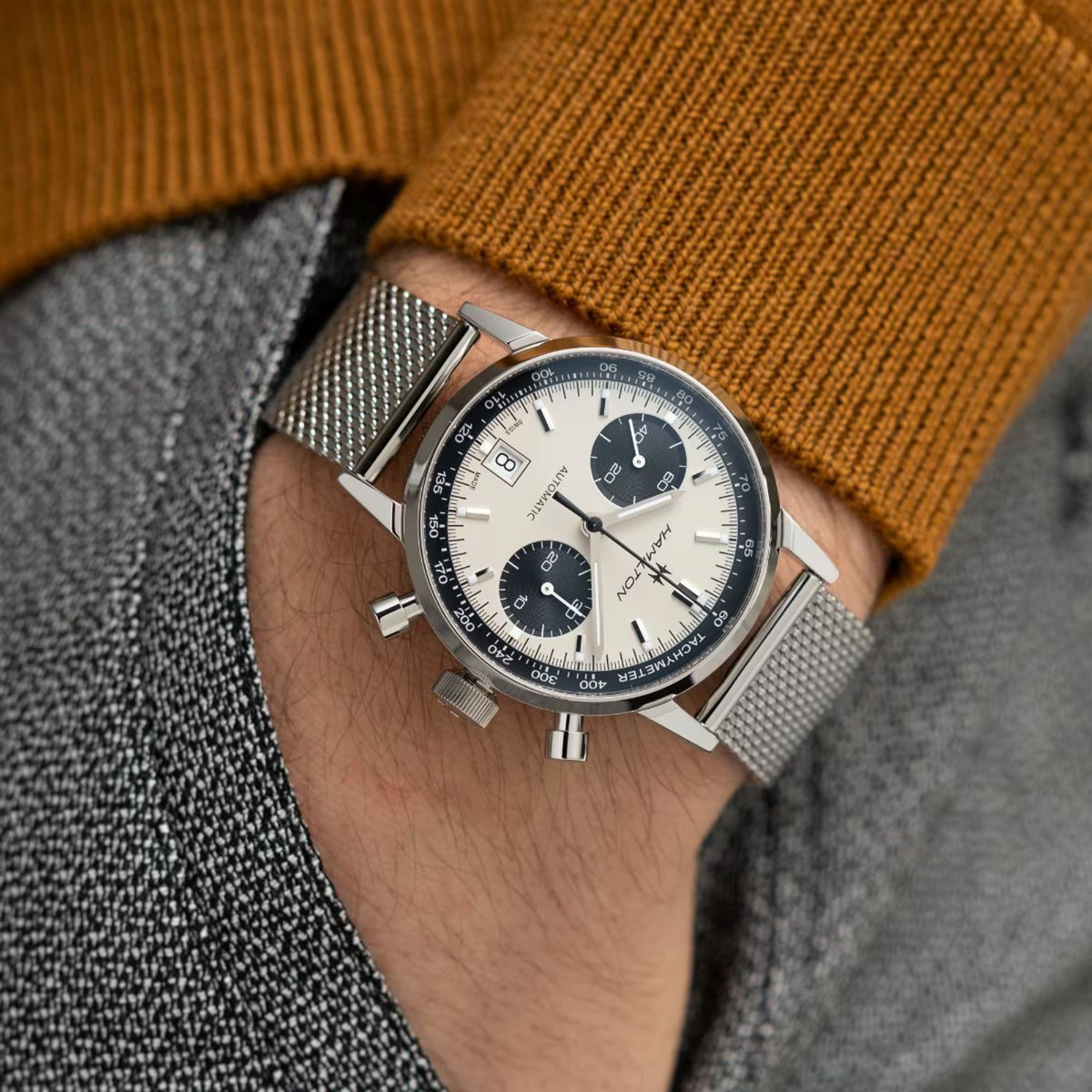 Hamilton Intra-Matic Automatic 40mm White Dial – Marc Robinson Hamilton Intra-Matic Automatic 40mm White Dial – Marc Robinson
