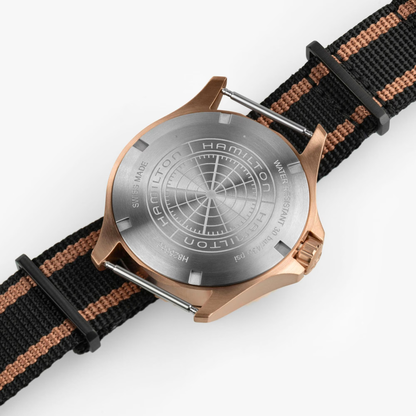 Hamilton Khaki Navy Scuba GMT Black Dial Watch 43mm